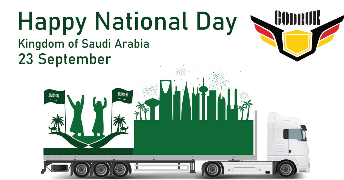 Codruk2's tweet image. Just now
يوم وطني سعيد
Happy National Day.
#saudiarabia #2020 #Codruk #Transportation