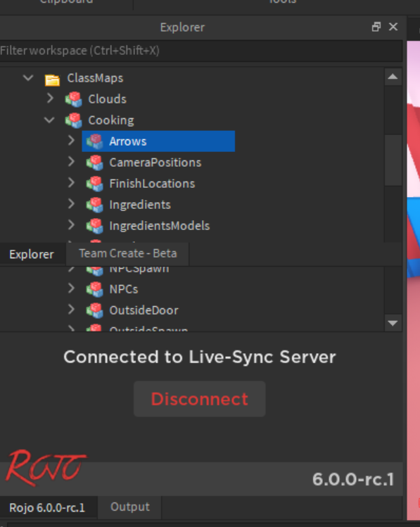 DevCrut's tweet photo. That moment when Studio is soo bad, it won't even let you click on Rojo https://t.co/nYJkOp9PqR