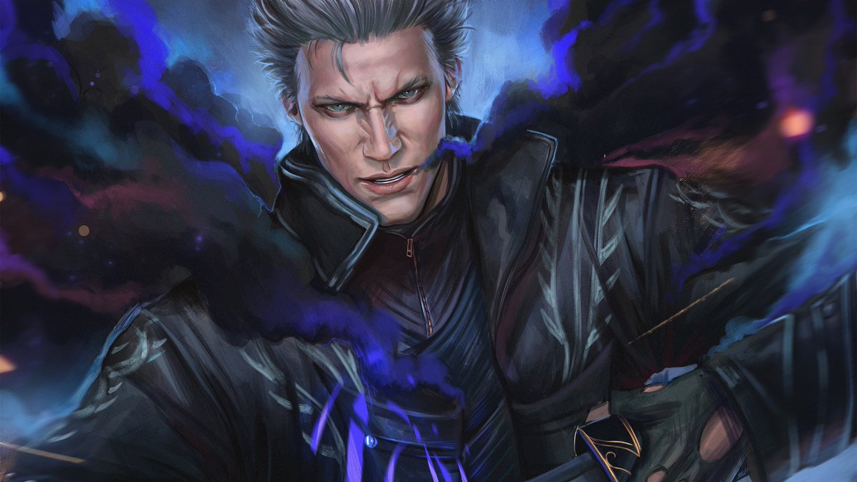 Young_Year on X: I am the storm that is approaching.  i'll record the  processes of painting next tweet. if u want see it,pls subscribe  me,thanks(*^_^*) #DMC5 #DMC #DMCfancomic #dmc20thanniversary #vergil  #dmcfanart #
