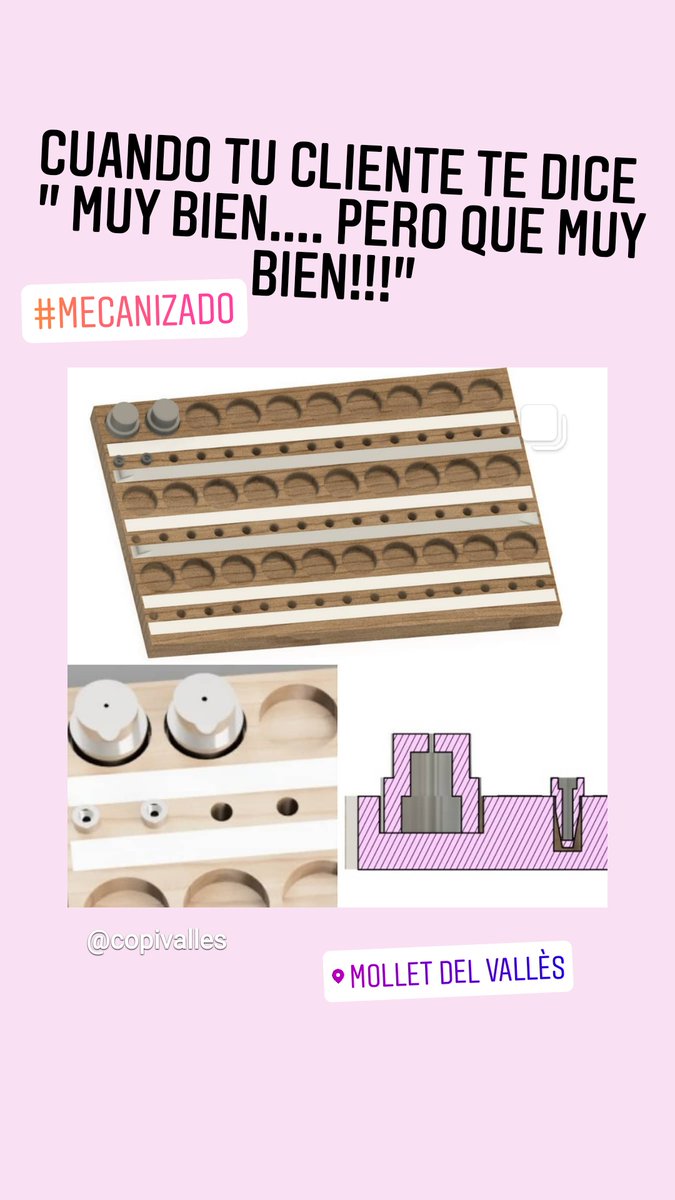 copivalles's tweet image. #copivalles #mecanizado .
La profesionalidad, 📑⚒ y un trabajo bien hecho, no lo  da el tamaño de tu empresa, sino el EQUIPO que tienes detrás!!! Rodeate de buenos profesionales,  serán claves a la hora de conseguir la satisfacción de tus clientes.
.
.
.
.
#diseño3d #paramétrico