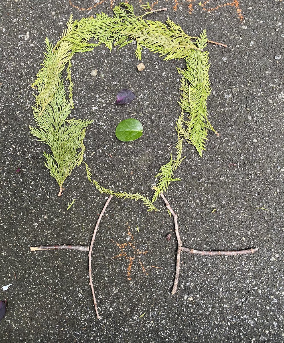 Expressing who we are with nature portraits. #LBschool