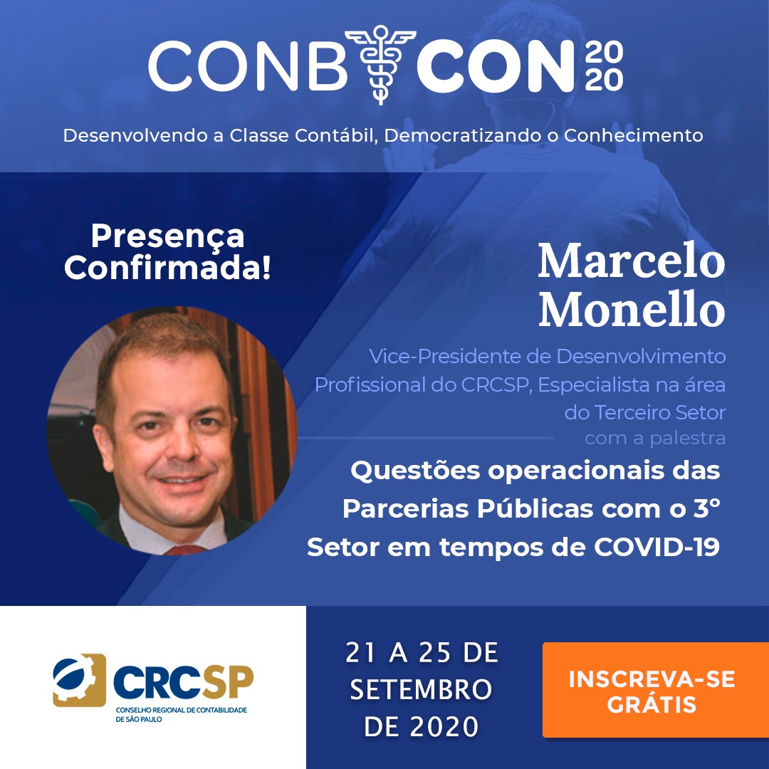 CRCSP_Oficial's tweet photo. CONBCON 2020!
O vice-presidente de Desenvolvimento Profissional do CRCSP, Marcelo Roberto Monello, e os conselheiros Fernando Almeida Santos e Valmir Leôncio da Silva realizam palestras.
Acesse o site e confira: (https://t.co/9FfOdhaP8p).
#CRCSP #Somoscontabeis #CONBCON https://t.co/tgbn2ztfsI