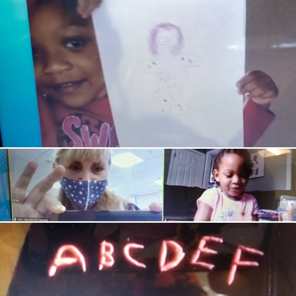 A great day of remote learning for K1A <a href="/SJP2CALowerMill/">SJP2CA Lower Mills</a> <a href="/SJP2CA/">SJP2CA</a> <a href="/CSOboston/">Catholic Schools Office Archdiocese of Boston</a>