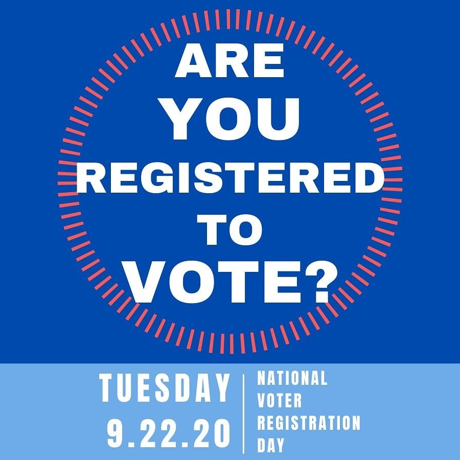 Do you or someone you know need to register or update their voter registration?

Today's a great day to do it!

Visit williamsforiowahouse.com/votedave for links to register, check your registration status, and information on how you can vote safely by mail for this 2020 general election.