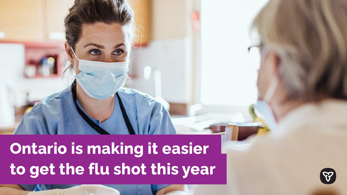 Ontario is investing nearly $70M in #flu shots to launch the largest &amp; most comprehensive flu immunization campaign in our history as part of the plan to prepare the health system &amp; support frontline care providers’ readiness for a 2nd wave of #COVID19.

news.ontario.ca/en/release/584…