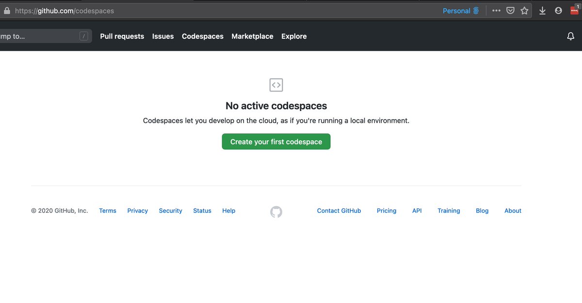 a7ulr's tweet photo. Just checked out @github  codespaces!

And I have to say I am blown away 🤯

1. It has full blown support for running a complete linux environment. So VSCode runs so smoothly.

Continued in thread...

#github #codespaces #javascript #developers https://t.co/eVcfOqE7xc