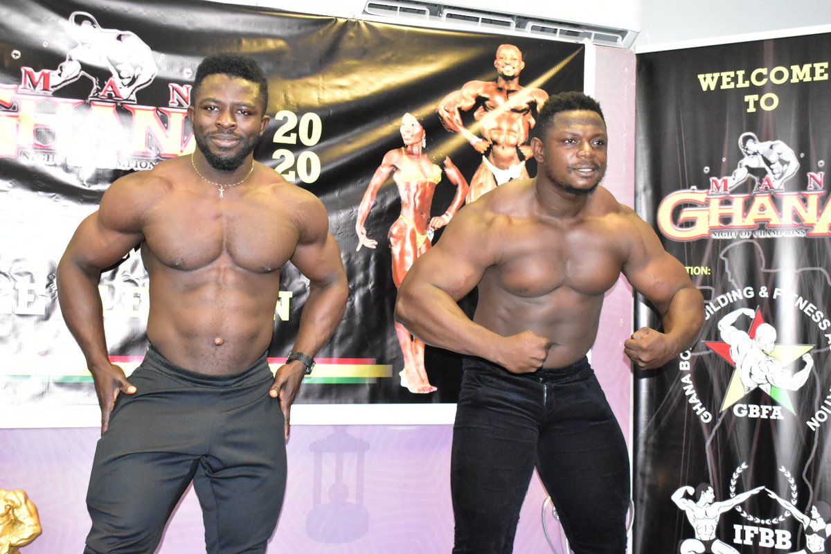 GhanaBFA's tweet photo. 📸 Launch of the 2020 Man Ghana Competition: Our Bodybuilders giving the media a teaser of what to expect on the 7th of November at the Competition which will be held at the Osu Presbyterian Church Hall.

#IFlex4Peace #WeFlex4Peace #Gbfa #IFBB #ManGhana2020 #Election #Ghana https://t.co/rpuM7VNhQm