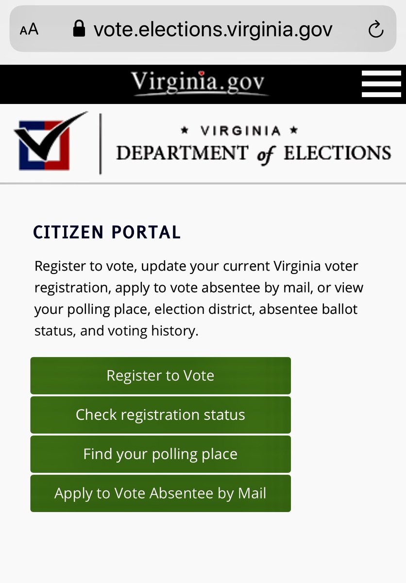 Va Dept Of Elections Happy Nationalvoterregistrationday Go To T Co 4bqi6yhrlm To Register Or Check Your Voter Registration And Be Voteready On Nov 3 Vaisforvoters Vaelections T Co Ltpoczxgys