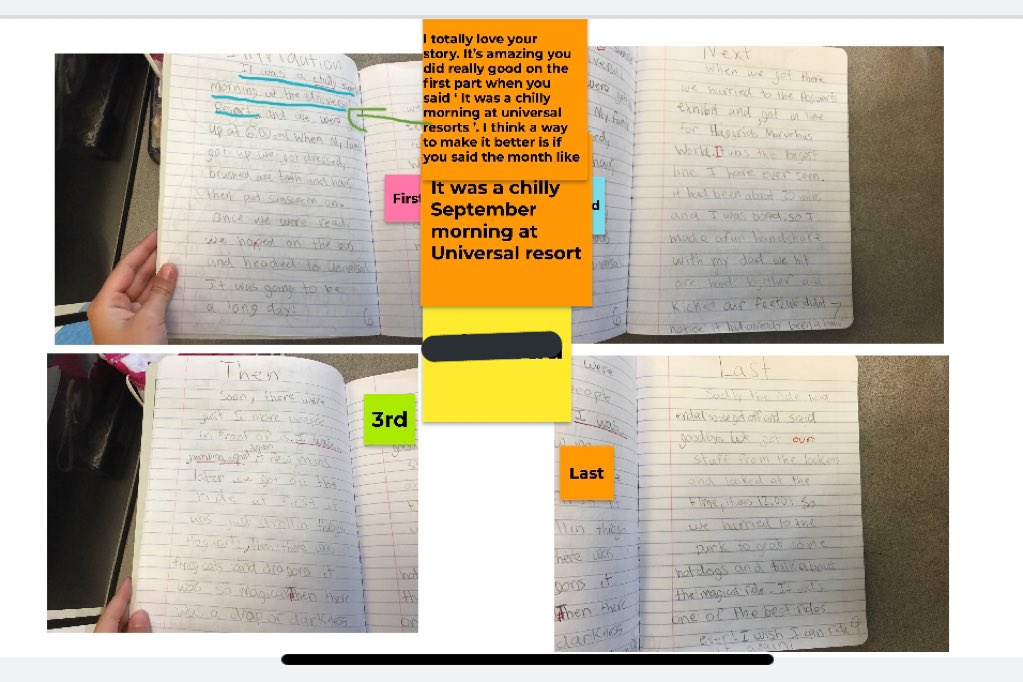 mrsheathPVES's tweet photo. Things may look different this year, &amp; we’re definitely still working out the kinks. BUT these two girls have embraced their digital writing partnership with each other through @JamboardM and I’m super proud of them! 👏🏼📓✏️ #LucyCalkinsWriting @pvespride @KelleMartin3c https://t.co/TcQb1jBzly