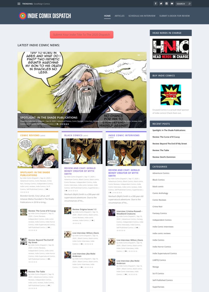 indiecomixdisp's tweet photo. Little update to https://t.co/qHszdCyFa3! Check it out for the latest reviews and interviews!
.
#indiecomixdispatch #indiecomics #indiecomic #supportindiecomics #makecomics #kickstartercomics #blackcomics #comicnews #comicreviews https://t.co/RGi6SVCINU