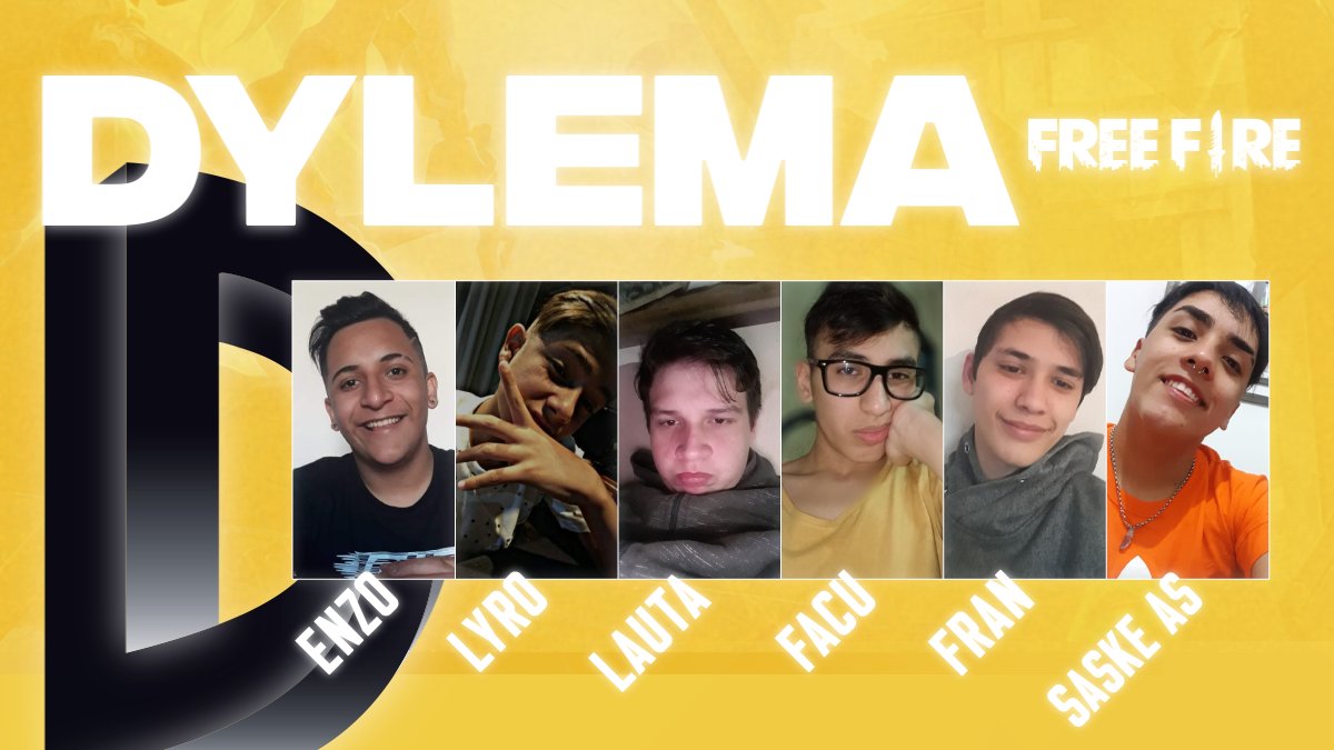 DylemaGG's tweet photo. 📢¡Tenemos otra sorpresa para la comunidad de #DYLEMA !
Hoy anunciamos nuestro roster de @freefirelatino e ingreso al mundo competitivo.
Los invitamos a seguir sus Instagram para darles una gran bienvenida:
@ lyro.ff
@ ff.vardy
@ tic_perseo
@ Dy_facu.b
@ dy_enzo
#GoDylema https://t.co/uZYRIUhQ5J