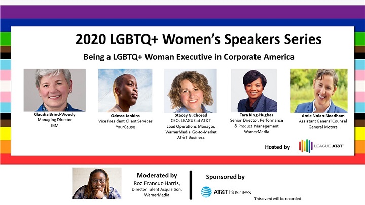 Register for the next Woman's Speakers Series hosted by LEAGUE at AT&T  #moderated by @RozTheRecruiter with @sgchosed @BrindWoody  Odessa Jenkins @tkinghughes  Amie Nolan-Needham and sponsored @ATTBusiness
Click here ow.ly/1xly50ByqiX
@WomenOfATT_EG @ATTWomenOfBiz
