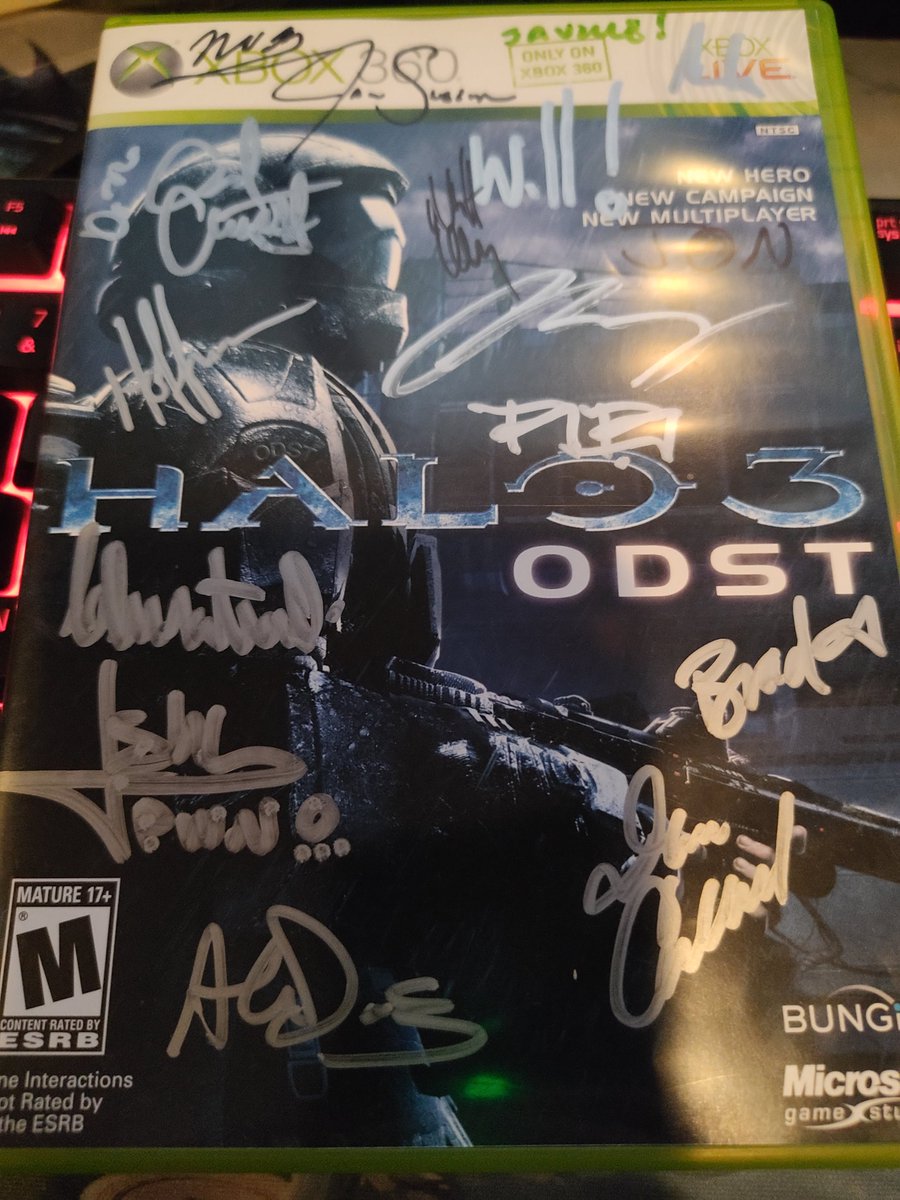 ODST is my favorite Halo game of all time, and now I can say that I helped release it for PC and brought Firefight to MCC. Still, I'll forever be a fan first. 

Thank you everyone who helped make this happen! #Halo3ODST #HaloMCC #HaloInsiders