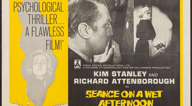 mirange58's tweet photo. Seance  On a Wet Afternoon.  Watched this weekend for first time in about 40 years.  Very good.  Creepy in a calm way. https://t.co/0IkTNmIwPS