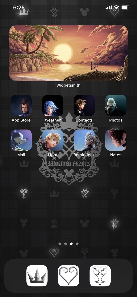 internetGhost__'s tweet image. It took me so long to finish this but its finally done. #KingdomHearts #iPhoneHomeScreen #aesthetic