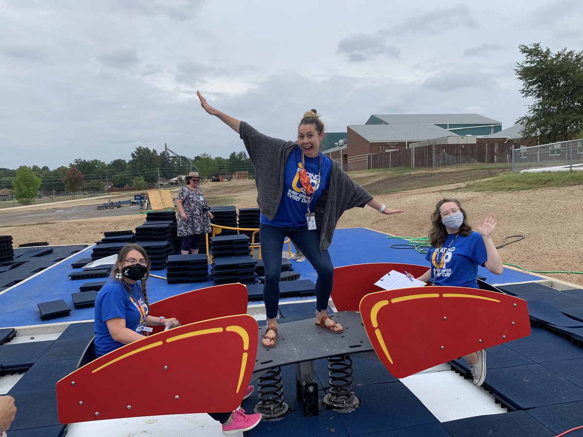 MrsShastaGift's tweet photo. #MrNicksInclusivePlayground #McBrideJourney 
#inclusive
We got a sneak peak tour of the McBride Inclusive playground! Have often are you asked to play for work?? I’m so excited that our playground has options for all our sweet kiddos at our school and in our community! https://t.co/tZBrZWBIJG