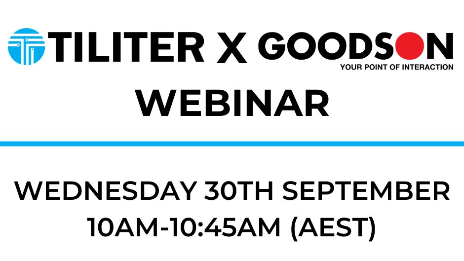 Goodson and Tiliter have teamed up to present the world's most #accurate and flexible product recognition system. Join us for an #exclusive demonstration of our #technology with CTO and Co-Founder Chris Sampson!

To attend, register your interest here: zoom.us/webinar/regist…