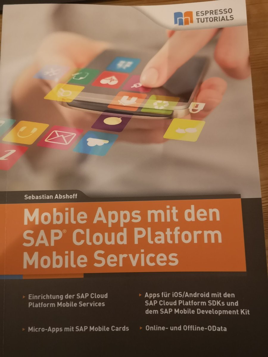 albrechtmi's tweet photo. Received this signed copy by mail today from my good friend @SebiAbs - Thank you a lot! - I've read the complete book &amp; it covers #SAP mobile services  &amp; mobile development really good 👍 - would recommend to read it if you are plannig to develop mobile apps - ✌️ https://t.co/BVWlFYdaTV