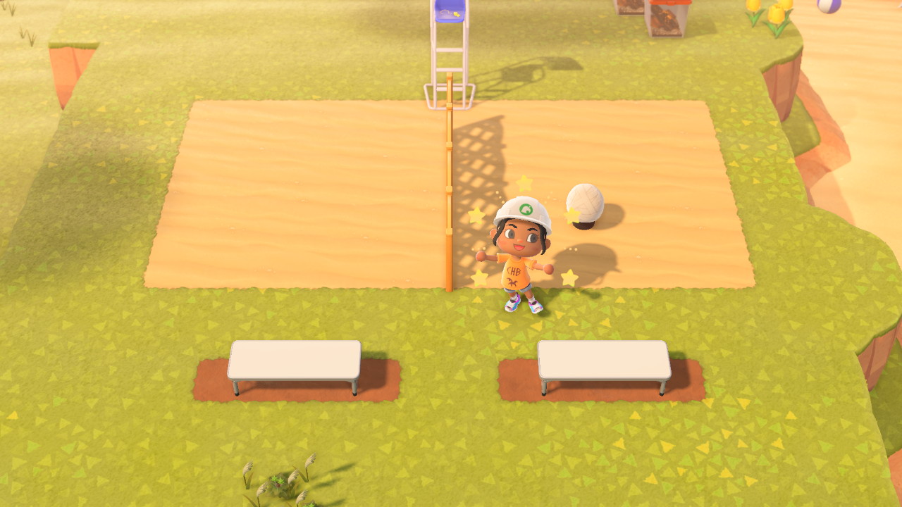 Animal Crossing Volleyball Court Design Talk