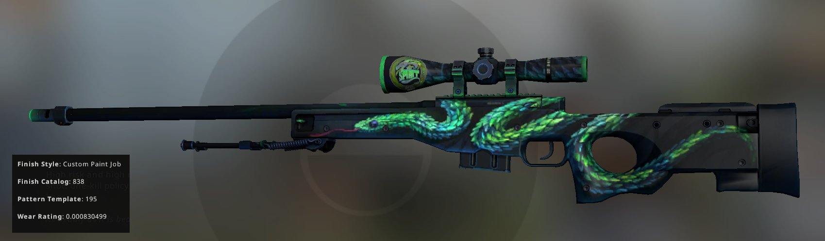 AWP Atheris with 4x Cloud9 Boston 2018 Holo : r/ohnePixel