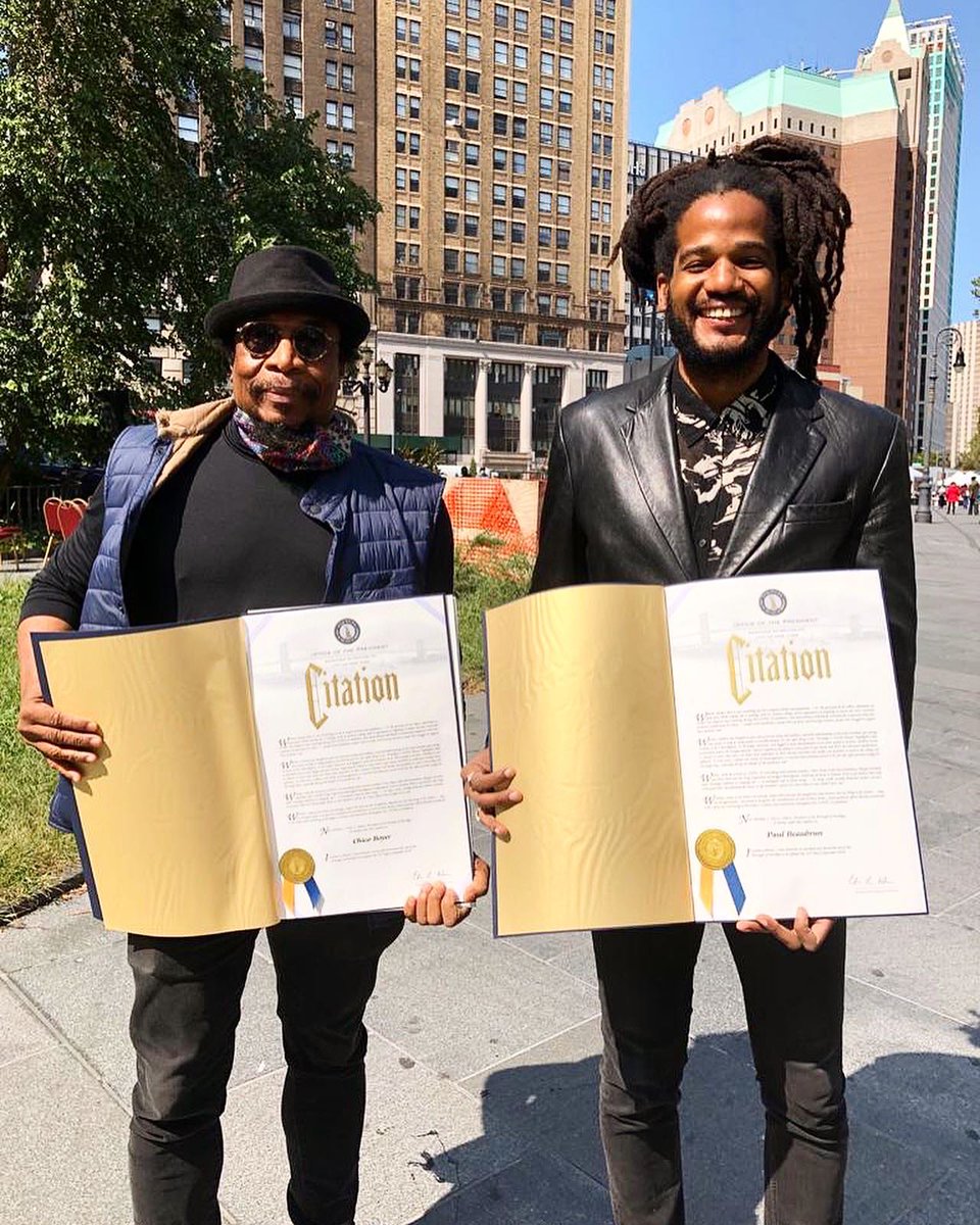 PaulBeaubrun's tweet photo. Happy to announce that Paul Beaubrun and Zing Experience were honored as BROOKLYN’s COVID HEROES #Ayibobo https://t.co/d2X9TuCkUC