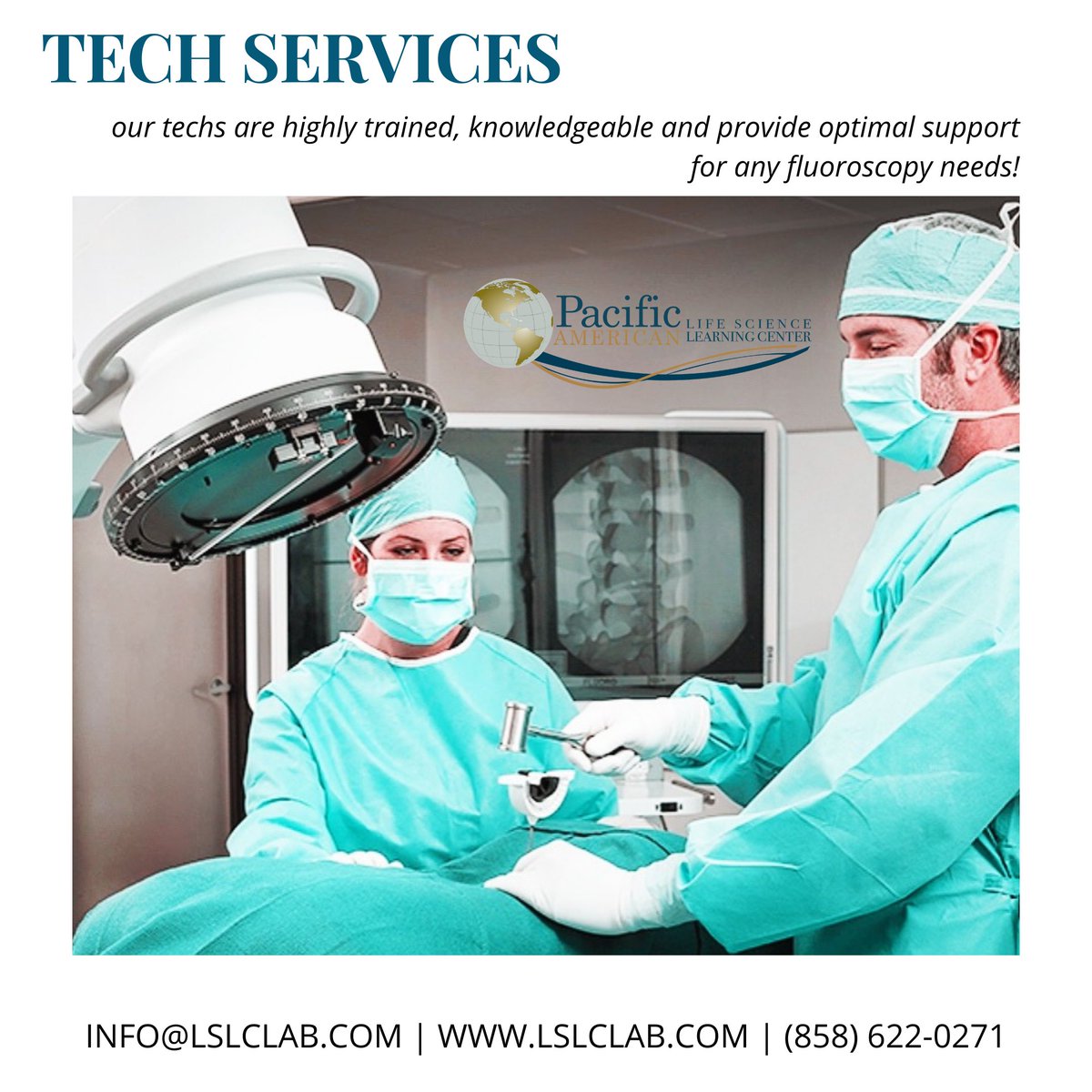 LSLC_Lab's tweet image. Whether you need a tech to operate your C-Arm, or need a tech when you rent a C-Arm from us - we've got you covered.

#medical #fluoroscopy #surgical #support #scheduling #carm #carmsupport #radiologist #clinical #vascularsurgery  #urology #painmanagement #orthopaedic #orthopedic
