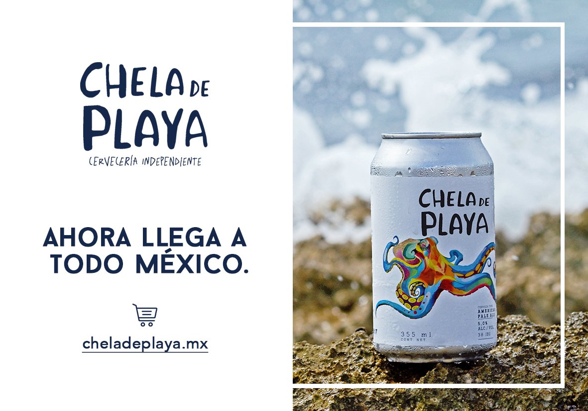 ¡Pide tus chelas desde dónde esté en México! cheladeplaya.mx 
#CervezaArtesanal #CervezaADomicilio #ChelaDePlaya #ChelaArtesanal #CervecerosMexico #Cheleros #PlayaDelCarmen #CraftBeer #BeachBrewery