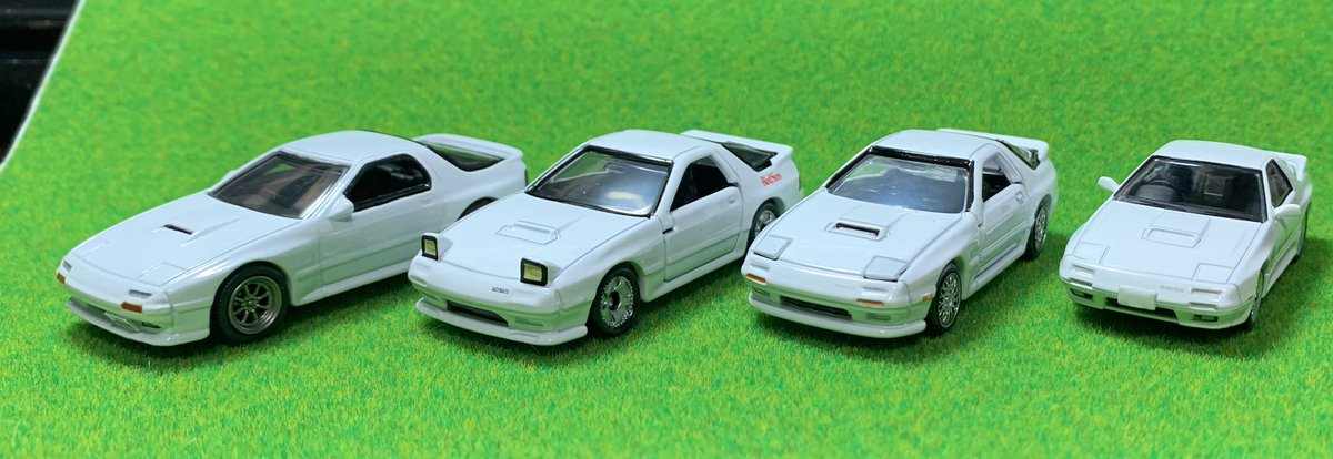ホットウィールカスタム マツダ fc3s BNフルエアロ 深リム トミカ改造