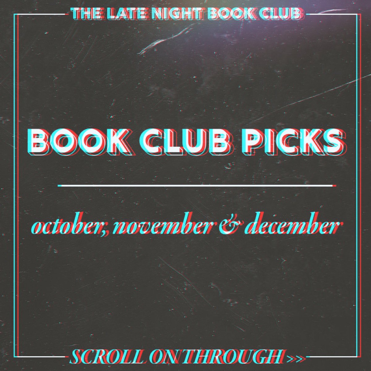 The Late Night Book Club tweet media