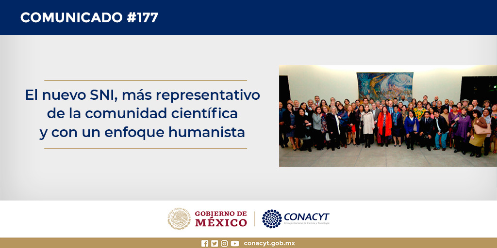 Secihti_Mx's tweet photo. #Comunicado | El nuevo SNI, más representativo de la comunidad científica y con un enfoque humanista ➡️ https://t.co/sjtFcoNc1c https://t.co/lfsBtIPe2h