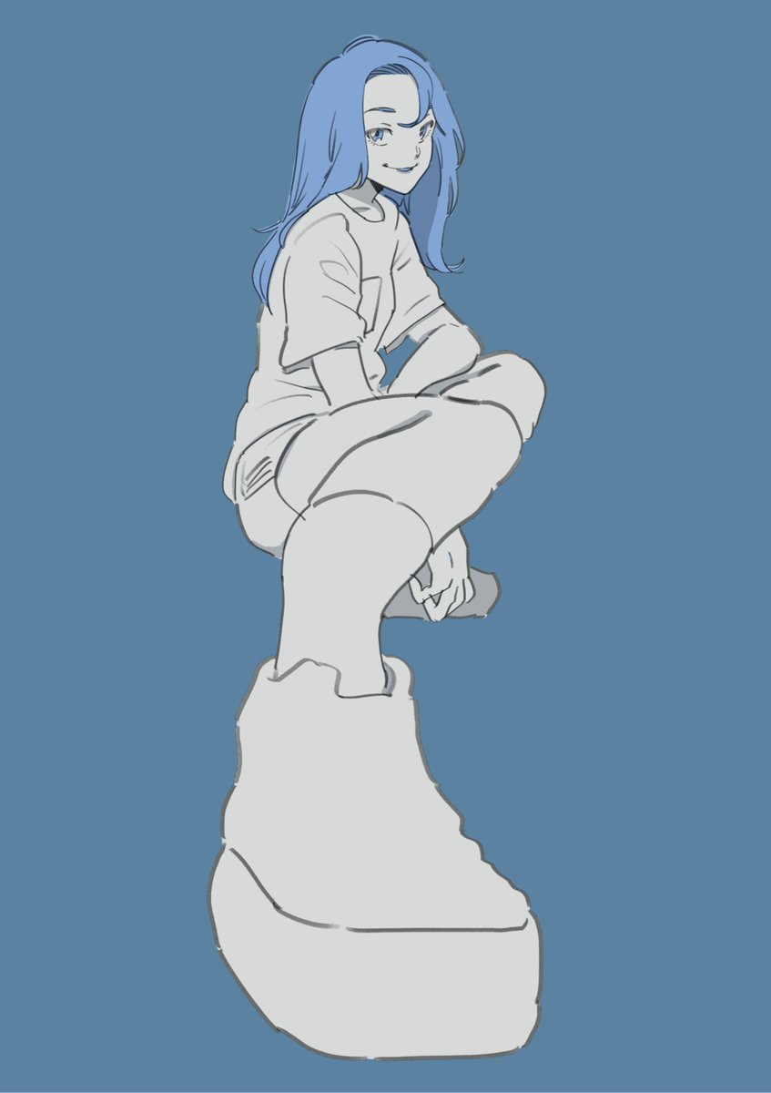 イラストラフ スニーカー作画から逃げるな よこせ マンガ家のイラスト