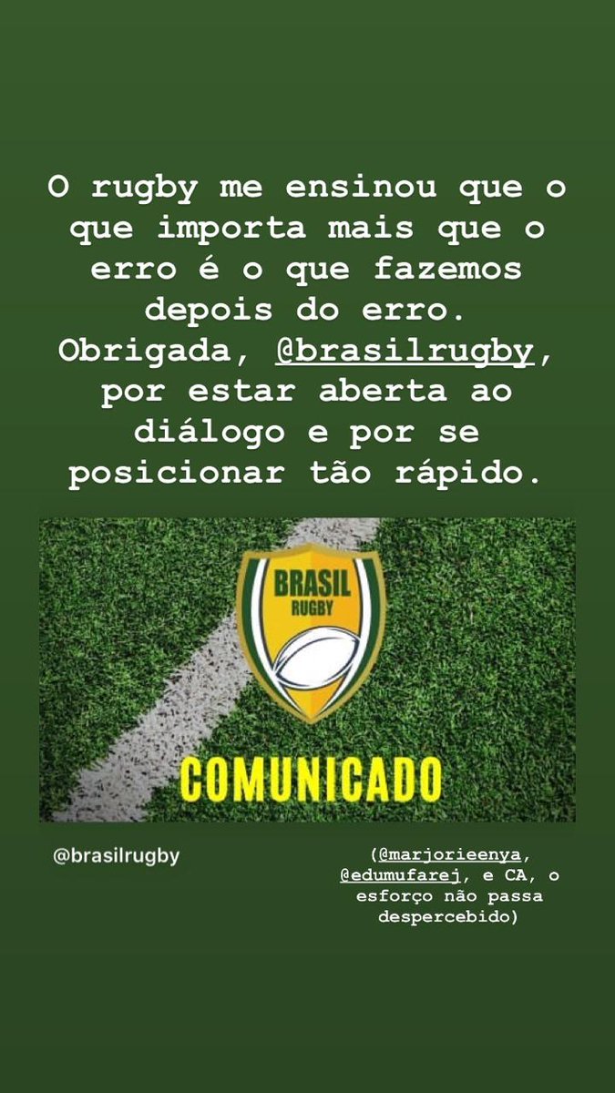 Mais do que nunca, vamos manter nosso esporte unido 🏉🇧🇷 <a href="/eduarf/">eduar fabian</a> <a href="/izzycerullo/">Isadora Cerullo, OLY 🏳️‍🌈</a> <a href="/brasilrugby/">Brasil Rugby</a>