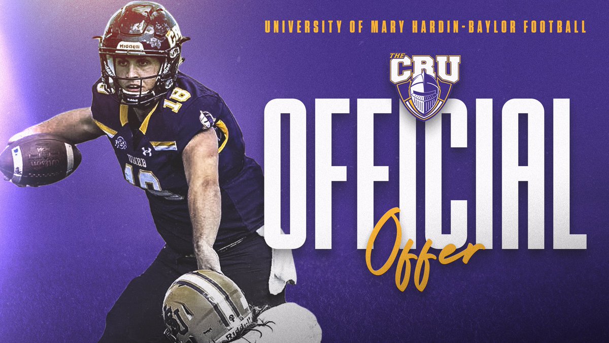 MarcF_75 (@75marcf) on Twitter photo Blessed and Honor to receive an Offer from the University of Mary-Hardin Baylor @<a href="/CruFootball/">UMHB Football🏈</a> #GoCrusaders Blessed and Honor to receive an Offer from the University of Mary-Hardin Baylor @<a href="/CruFootball/">UMHB Football🏈</a> #GoCrusaders