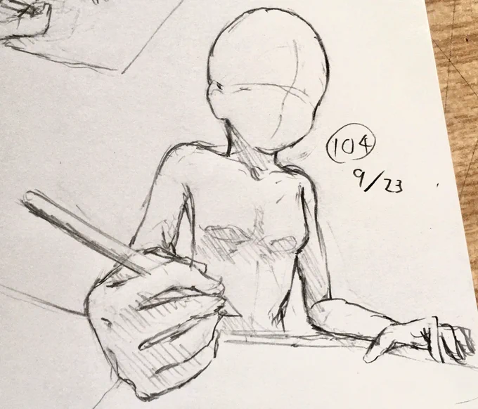 #1日1体素体さん
104日目
✒️ 