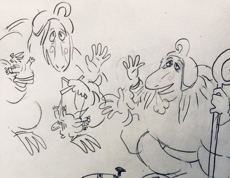 cloudycharm's tweet photo. dark crystal doodles ! https://t.co/ynuBiwRKSZ