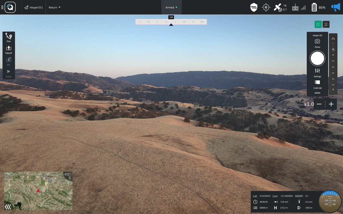 VantageRobotics's tweet image. See farther, better, and longer with a 50 minute flight time and a 45 mph flight speed with Vesper, Vantage’s flagship enterprise #UAV offering.