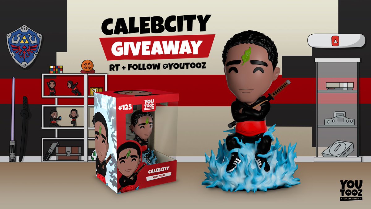 CalebCity's tweet image. Letting yall know now! There will be a GIVEAWAY for my collectible figure! RT &amp;amp; follow @youtooz to enter and we’ll be picking winners to get if for FREE before the drop date (Oct.2).