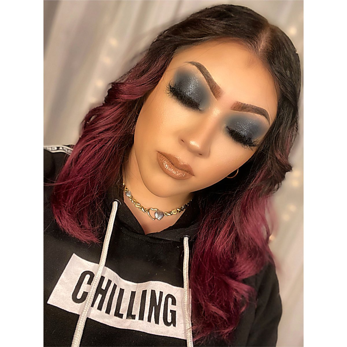 BriannaaMariee8's tweet photo. NEW SEASON NEW ME NEW LOOK !! Living for it 🥰💖 Created with cremated palette @JeffreeStar #jeffreestarcosmetics #fallmakeup https://t.co/6yXycE9h5k
