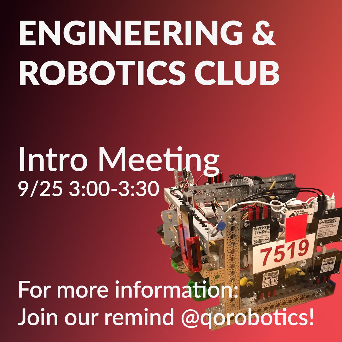 qorobotics's tweet photo. Don't forget! https://t.co/YHRSVNDNiP