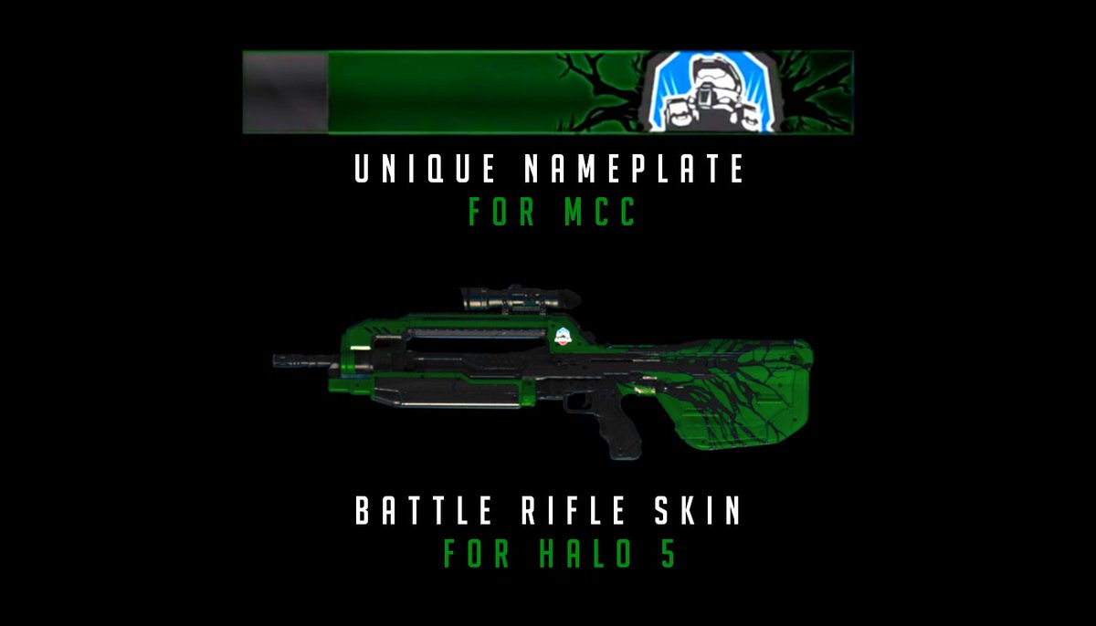EEli_X's tweet photo. OG Grassroots Nameplate + H5 Br Skin Giveaway! Giving away 5 Nameplates! 

How To Enter:

- Follow @IshiiVids &amp; @EEli_X on Twitter!
- Like and RT this Tweet!
- Reply with your favorite Halo Pro!

Winners will be picked on Friday, September 25th! Good Luck! 

Image credit: @VETOED https://t.co/VR2oRnOx7y