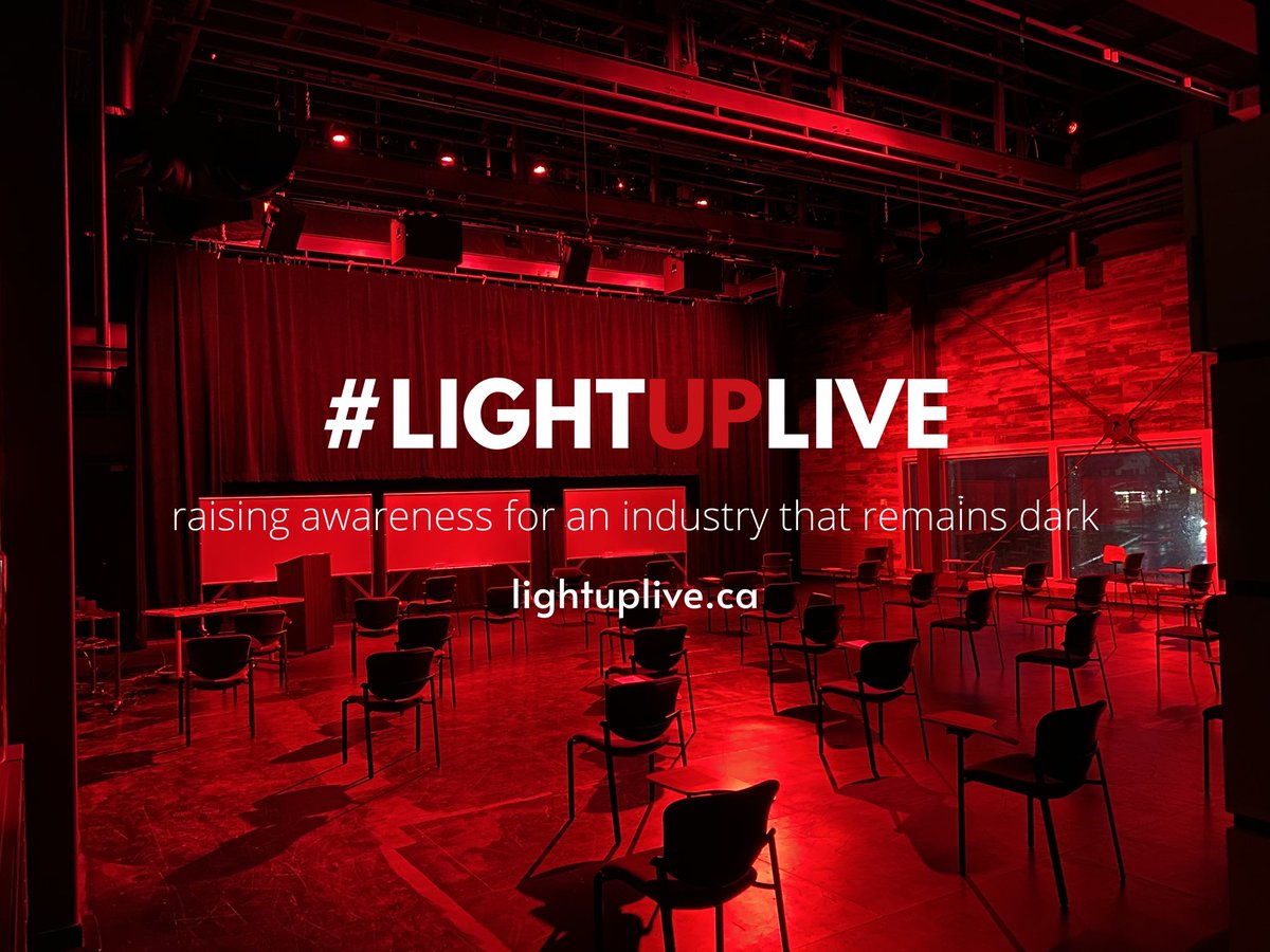 Sept 22nd, is the Day of Visibility for the Live Entertainment Industry. To raise awareness for an industry that is still dark, due to the ongoing COVID-19 pandemic. Join us and the Live Event Community by shining a red light wherever you are: lightuplive.ca #LightUpLive