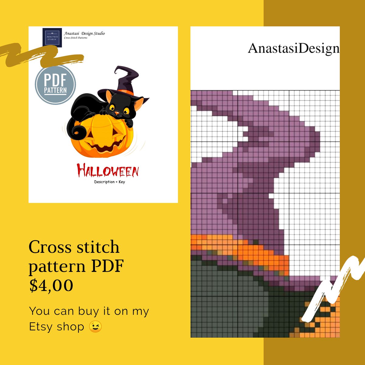 Interesting and unusual halloween decor 🎃🧛🏻‍♂️
Link in bio 😉⬆️
#crossstitch #crossstitchpatternpdf #crossstitchpattern #embroidery #embroiderycrossstitch #diy #diycraft #giftforembroiderer #halloween #halloweencrossstitch #pumkin #pumkincrossstitch #catcrossstitch #halloweencat