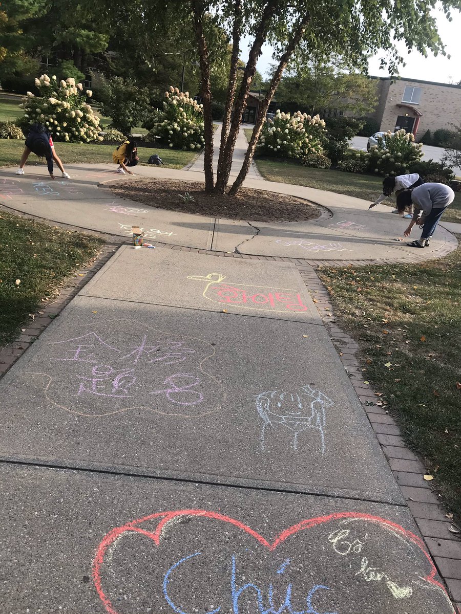School Climate Activists @wdstck_academy sending positive vibes to seniors taking SATs tomorrow on both campuses. Good luck! You got this!