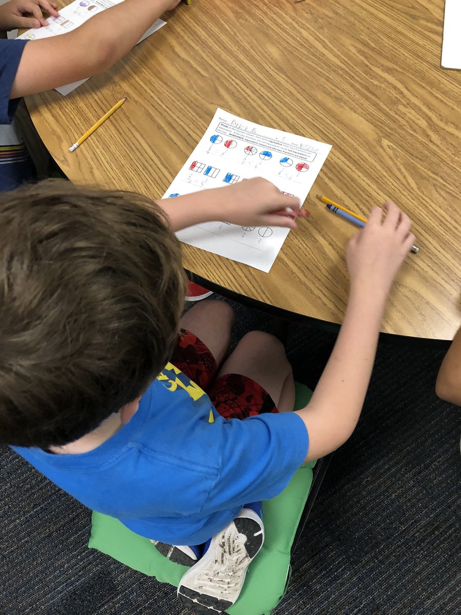 MrsHewett3's tweet image. How do you meet the needs of all different kinds of learners you ask? Math Stations is the answer! I love how they can collaborate with one another and show their knowledge of fractions in different ways. @SparksElemFISD #mathstations #FISDmathworkshop