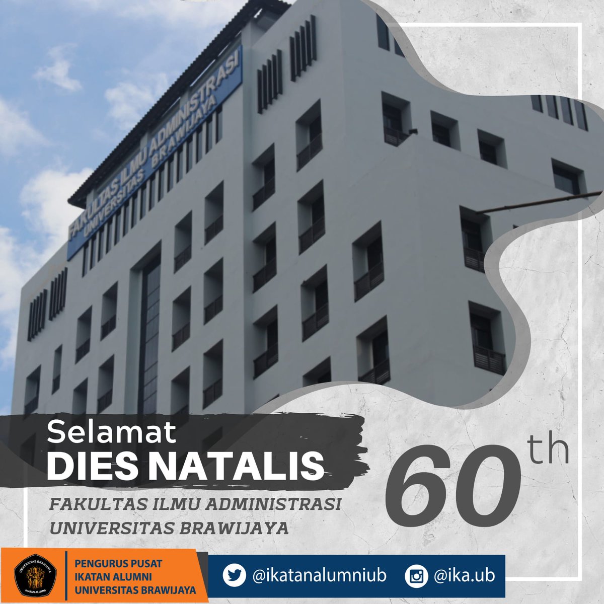ikatanalumniub's tweet photo. SELAMAT
DIES NATALIS 60th
FAKULTAS ILMU ADMINISTRASI UNIVERSITAS BRAWIJAYA
Semoga FIA semakin sukses dan jaya, melahirkan alumni-alumni yang berguna bagi nusa dan bangsa.
#IKAUB #IKAUBJAYA #IKAUBFIA #IKAFIA #FIAUB #DiesNatalisFIAUB https://t.co/drtEEjMqSf