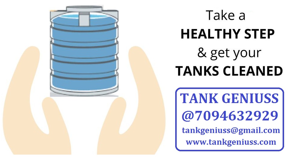 TankGeniuss's tweet photo. For Water Tank / Sump Cleaning services - Enquiry/Bookings:

Mobile/Whatsapp:7094632929

Email:tankgeniuss@gmail.com

*Price based on the capacity of the tank / sump. https://t.co/e5pJOv9MBf