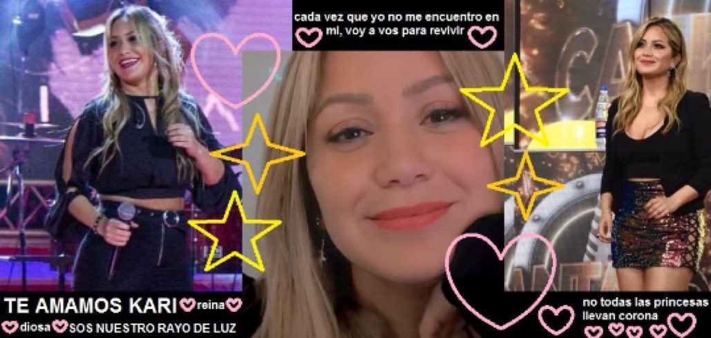 91sourI's tweet photo. @kari_prince hola kariii nos podes mandar un saludo a mis amigas y a mi? nuestro grupo se llama saracatungueras y te hicimos este edit; te seguimos hace mucho y te amamos!!!💘💘💘🙏🏻 https://t.co/ENIJN2uUY1
