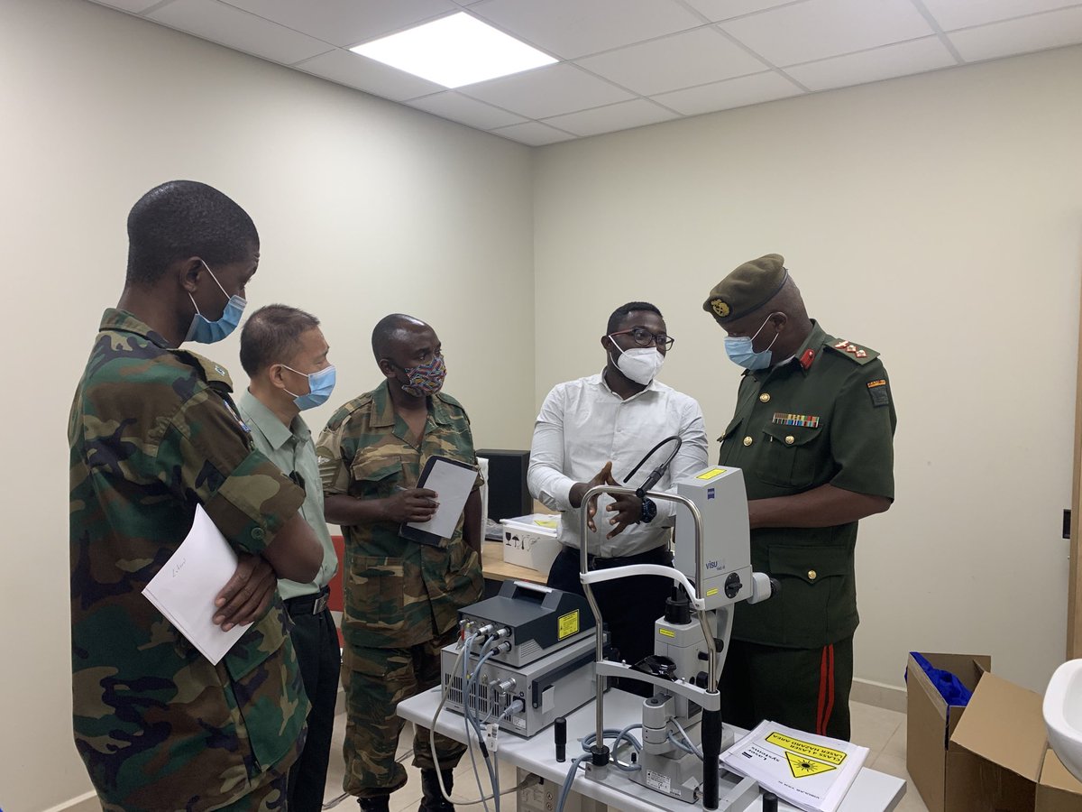 gkorsah's tweet image. As the saying goes: Any professional that lacks training is doomed to fail. It was a humbling experience to train these experts on the use of these ophthalmic instruments( YAG LASER III COMBI ) at the Maina Soko Military Hospital in Lusaka, Zambia.
#endusertraining
#medicalequip