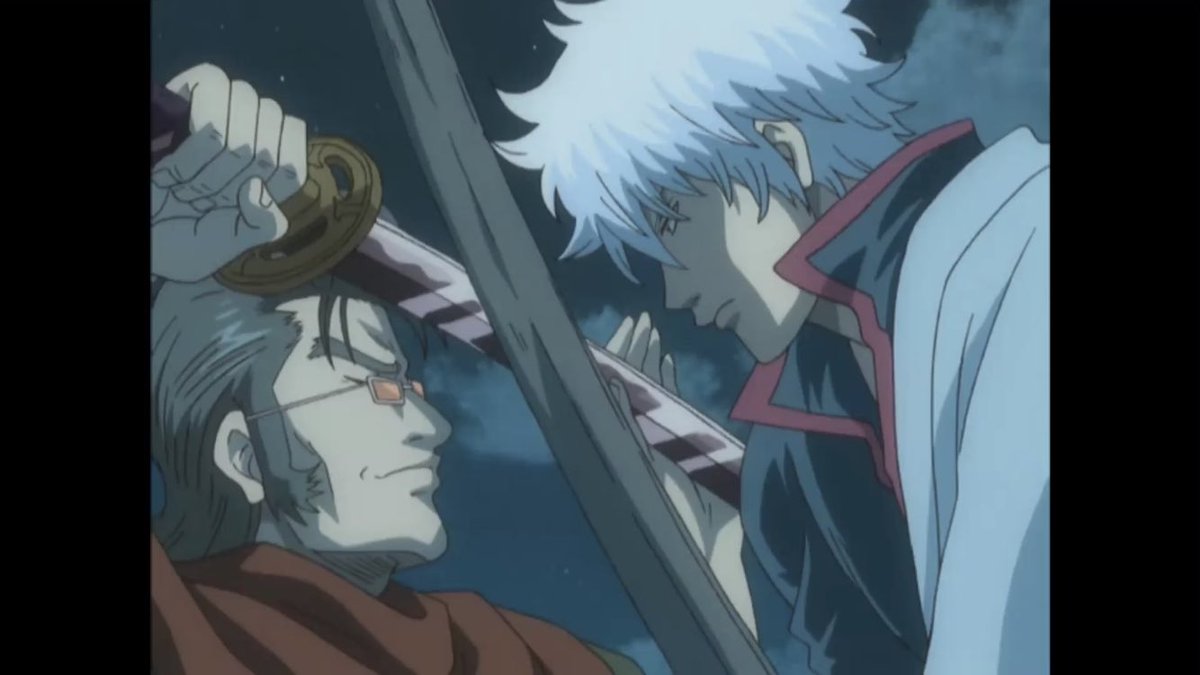 fight, it is clear through his facial expressions and reactions that Gintoki did not expect to fight an abnormal sword like the Benizakura that made Nizou so much more stronger, resulting in his loss. From this fight, Gintoki is reminded of a long last name of his during the war-