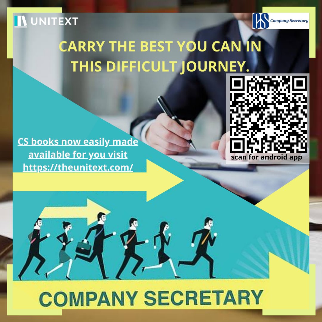 theunitext's tweet photo. UniText is now selling Company Secretary books at Flat 15% off for our CS friends!
#cs #companysecretary #companysecretarybooks #icsi #ecommercebusiness #MakeInIndia #unitext #books #booksatlowestprice #discountedbooks #csbooks #csfoundation #csexecutive #csprofessional https://t.co/iU1iYO7SPB